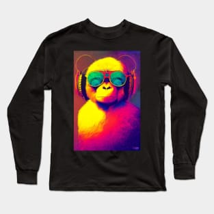 Colorful monkey Long Sleeve T-Shirt